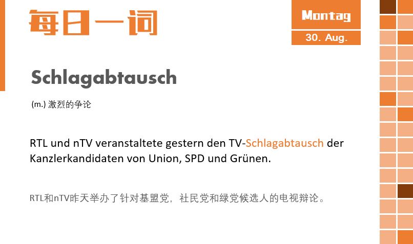 每日一词：Schlagabtausch.JPG